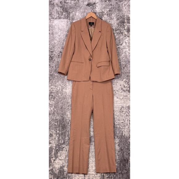 J Crew Willa Suit 8P / 10 Womens Italian City Wool Blend Pant Suit - Picture 1 of 12